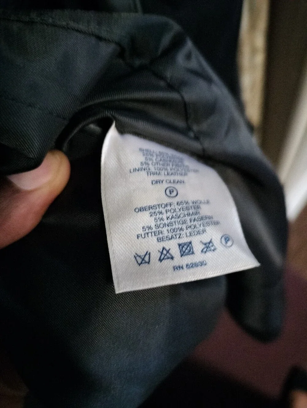 Men's Black Button-Front Coat - Classic Long (@the time we had dogs)